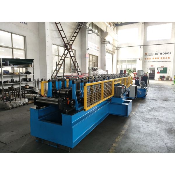 Automatic Width Adjustable 80 to 150 mm Pallet Racking C Shape Interlock Beam Roll Forming Machine