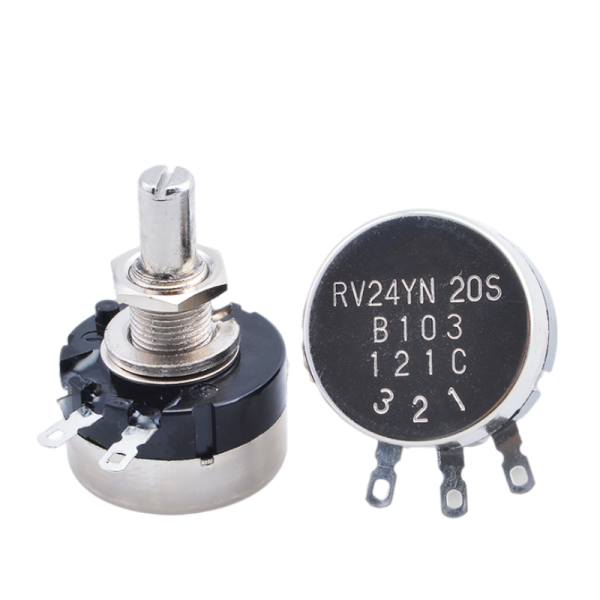 The RV24YN20S Adjustable Resistor Precision Potentiometer Has A Protection Level Of IP67, Being Dust-proof And Water-proof