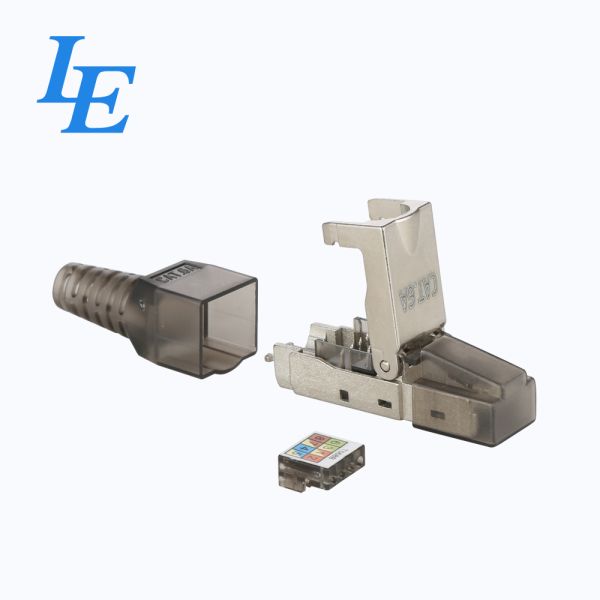 FTP 8P8C Copper Ethernet RJ45 Connector 4P4C 4P2C Keystone Jack