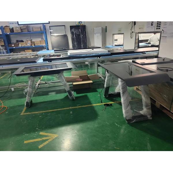 Custom Intelligent LCD Multitouch Screen Table Touch Coffee Table For Gaming All In One Kiosk