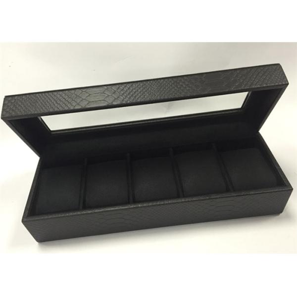 High End Style Watch Storage Box With Window Handmade Environmentally Friendly