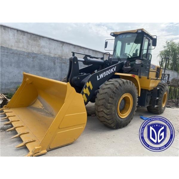 XCMG LW500 Loader front view showing bucket and cab