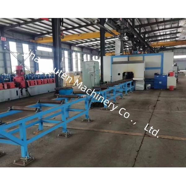 2 KW Servo Motor Drilling Infeed CNC H-Beam Drilling Shearing And Tapping Machine Line 500×500mm Size