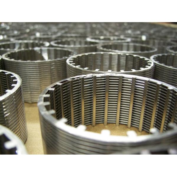 Durable Wedge Wire Filter Elements Stainless Steel Mine Sieving 60-95% Filter Rating