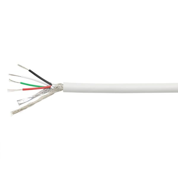 PVC Insulated Shielded Braided Cable , UL 2725 Tinned Copper Cable
