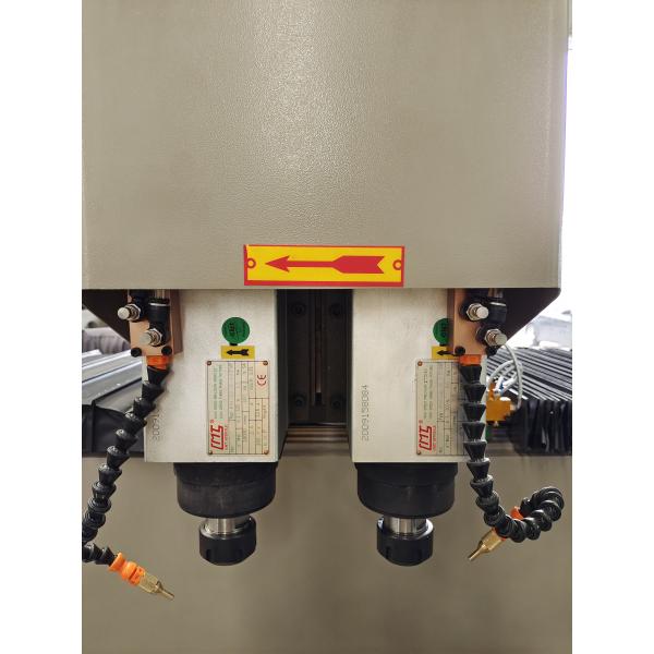 3000mm 3200mm Double Head Spindle Drilling Machine CNC Punching Machine For Aluminium PVC Window Door Making