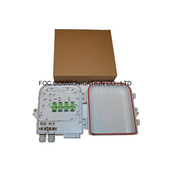 Optical Fiber Termination Box Fiber Optic Patch Panel 12 Core For Mini Tube Type PLC Splitter 1*8