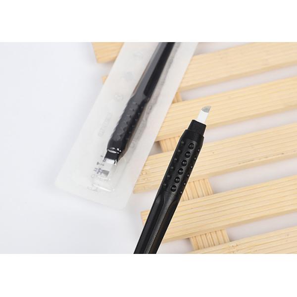 Clean And Hygienic Black Disposable Microblading Pen With EO Gas Sterilized