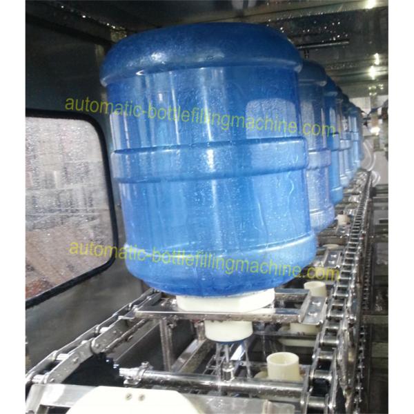 AC 380V Fully Automatic Filling Machine , Pneumatic System Water Gallon Filling Machine