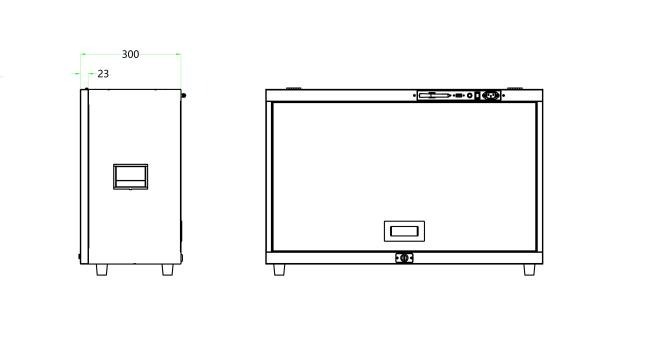 32 Inch Transparent OLED Touch Screen Cabinet Creating Interactive Premium Displays