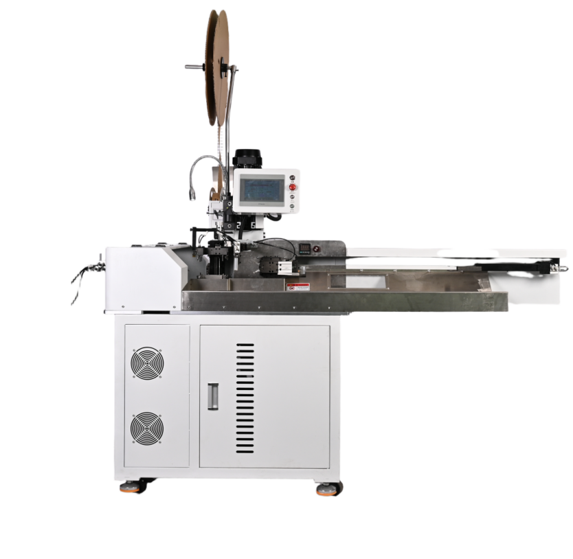 Linear Motion Type Fully Servo Five-Wire Terminal Crimping and Tinning Machine