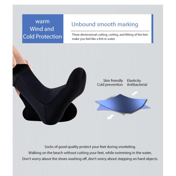 3D Pattern Type Diving Socks Essential for Diving Swimming and Surfing Enthusiasts