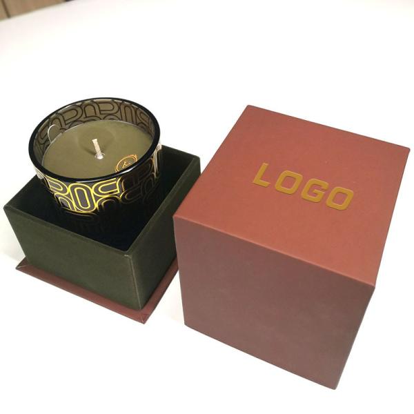 Customizable Red Rigid Candle Box For One Single Wax Melts