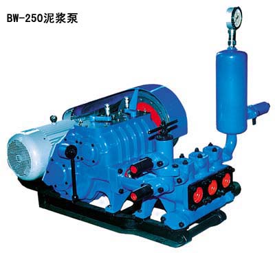 High Efficiency BW250 250L Output 6MPa Mine Horizontal Triplex Mud Pump