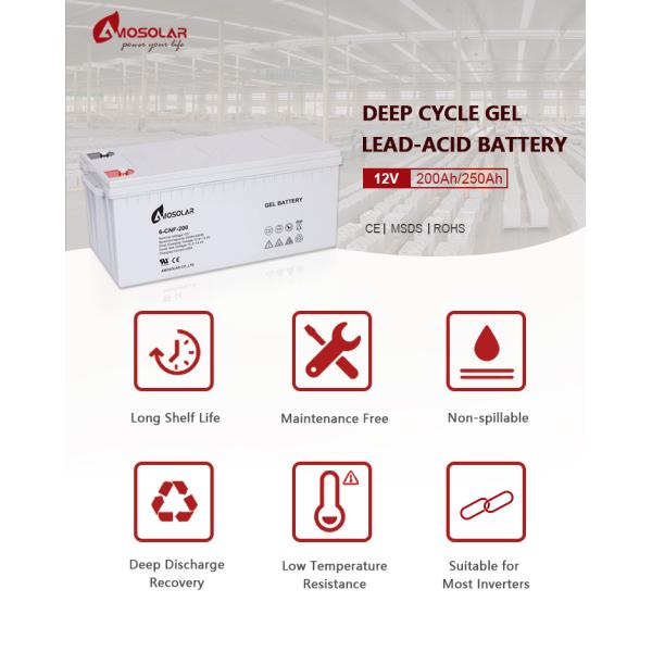 12V GEL Battery for Deep Cycle Applications Optimal Performance and Value