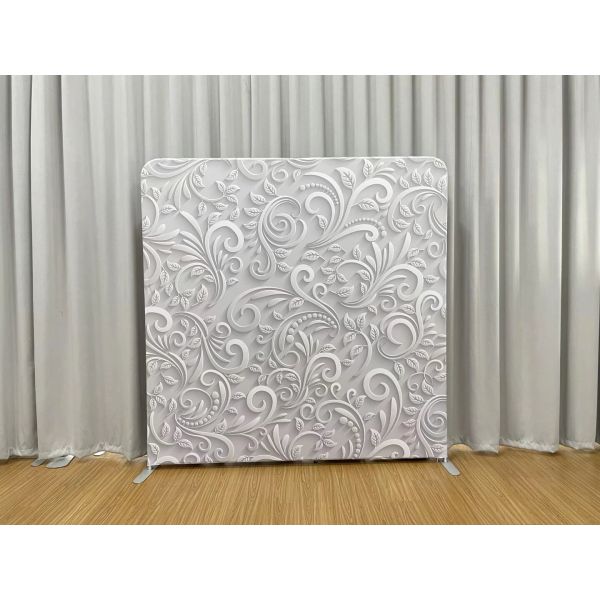 Pillowcase Backdrop Three Graphic Fabric Covers For Photo Booth Setup