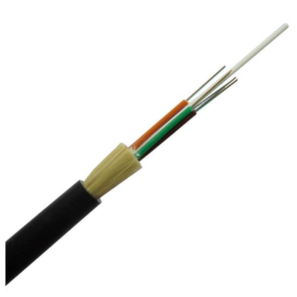 Outdoor ADSS Fiber Optic Cable 12 Core 100M Span Length With Single Sheath