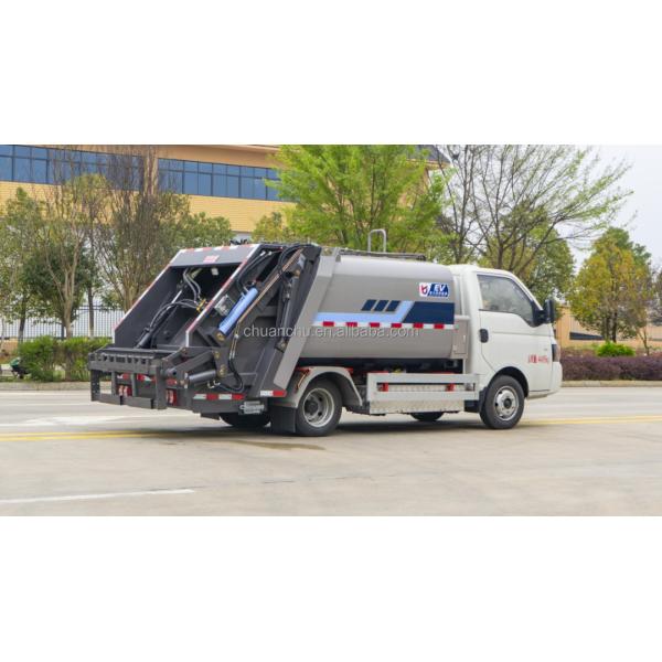 Pure Electric Energy Type Design Refuse Collection Compressible Garbage Bin Transport Truck Vehicles