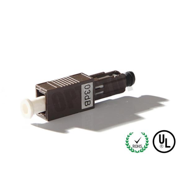 Optical Variable Fiber Attenuator MU 03dB , Single Mode Attenuator Environmentally Stable