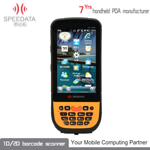 Orange Windows Wireless PDA Thermal Printer 4.5 Inch High Definition IPS LCD