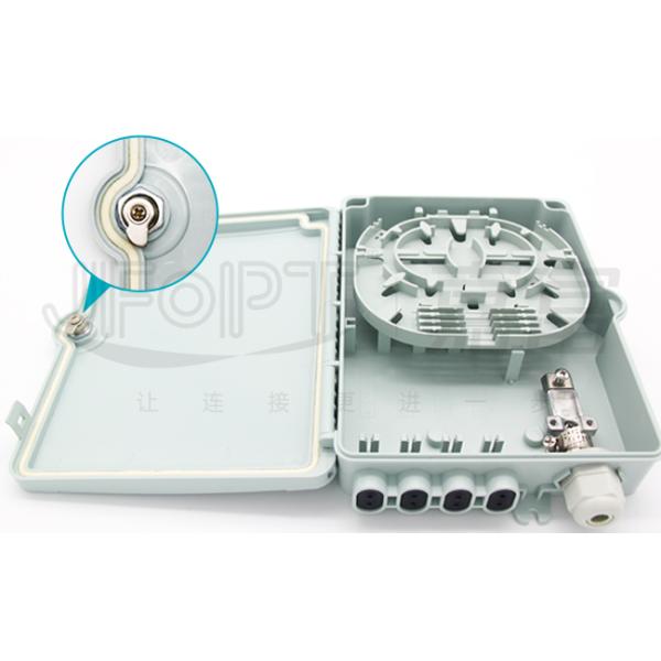 FTTH Fiber Optic Splitter Terminal Box 1 Input 8 Output Wall Mount