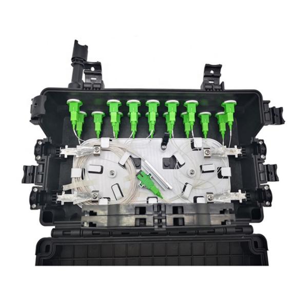 Fast Connector Exit Optic Splice Nap Closure , Outdoor Splitter Distribution Box 16 Core