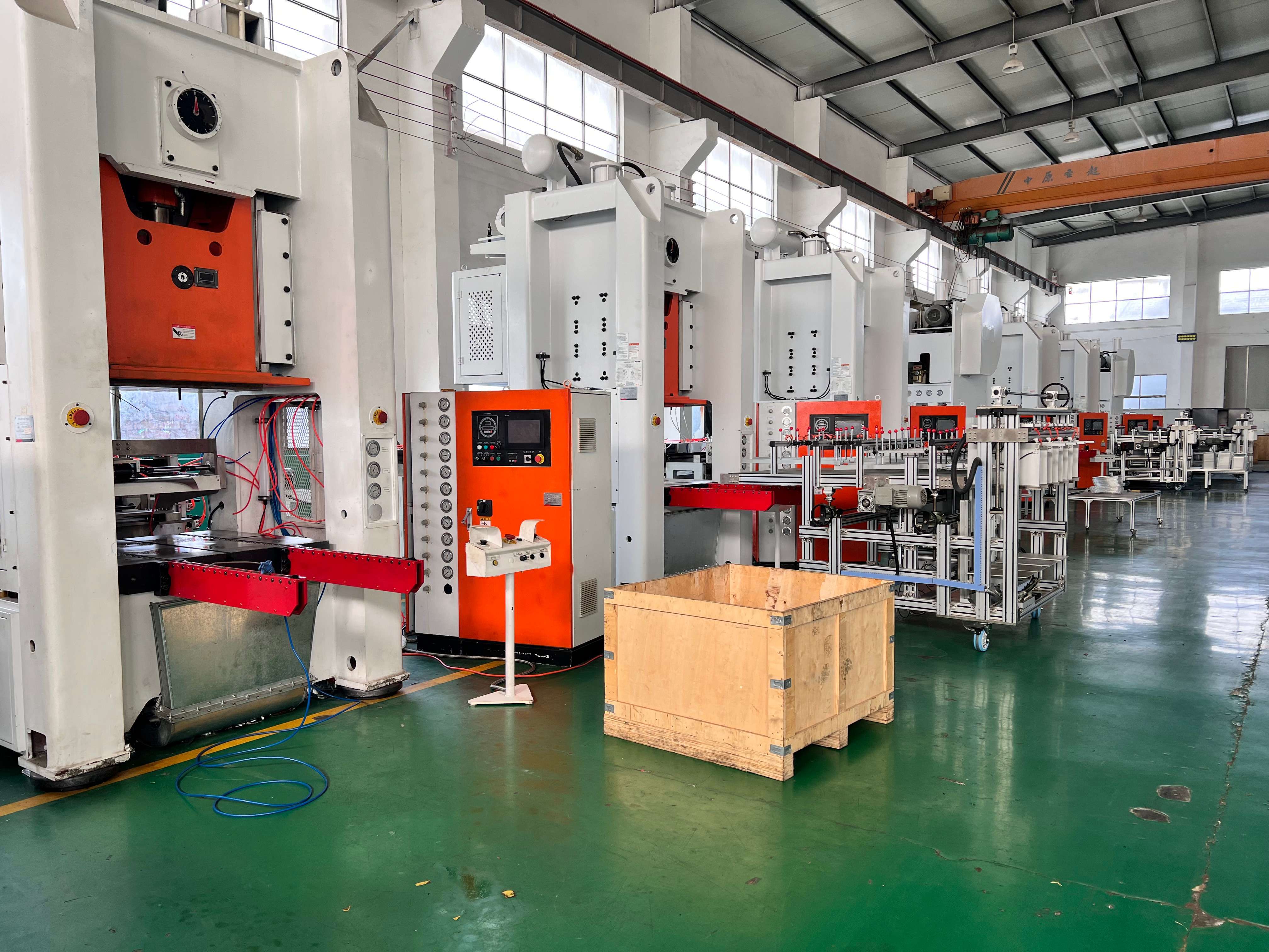 Industrial manufacturing plant overview