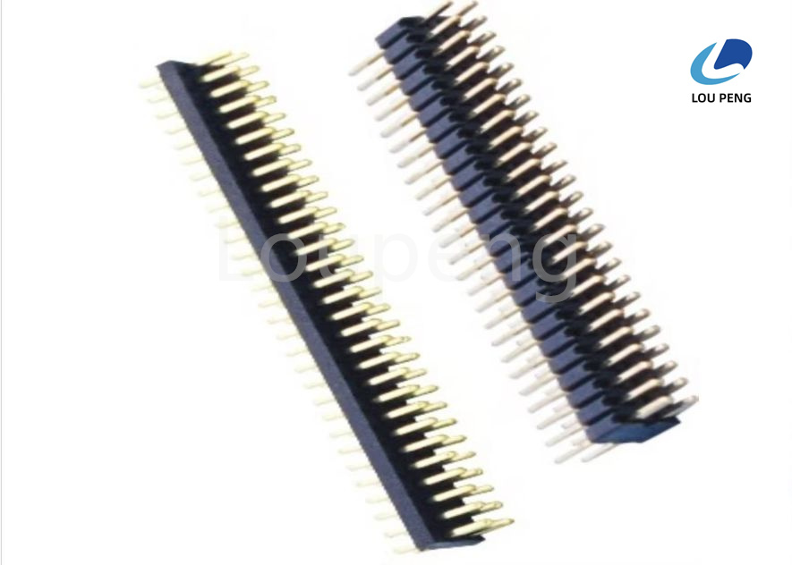 Plastics Height 20 Millimeter PIN Header Connector Offering Durability 100 Cycles and Contact Resistance 20M Ohms Max for Signal Transmission