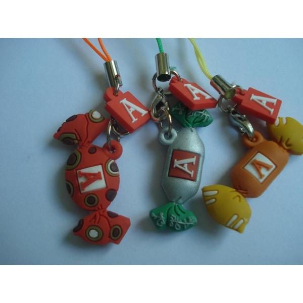 High Visible Custom PVC Keychains With Plastic / Rubber Material