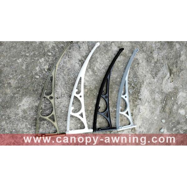 hot selling door window polycarbonate diy canopy awning shelter canopies with aluminum alu bracket support arm