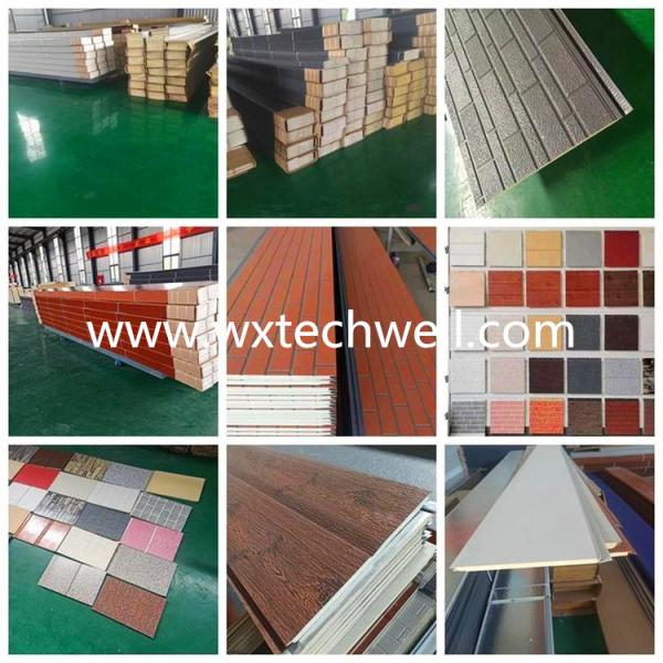 PU Foam Insulated Interior | Exterior Metal Facade Wall Panel Making Machine
