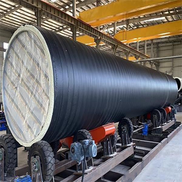PLC Automatic Control Preinsulated Steel Pipe Making Machine for Large-Diameter Insulation Pipes with Dust Removal Meeting Environmental Standards