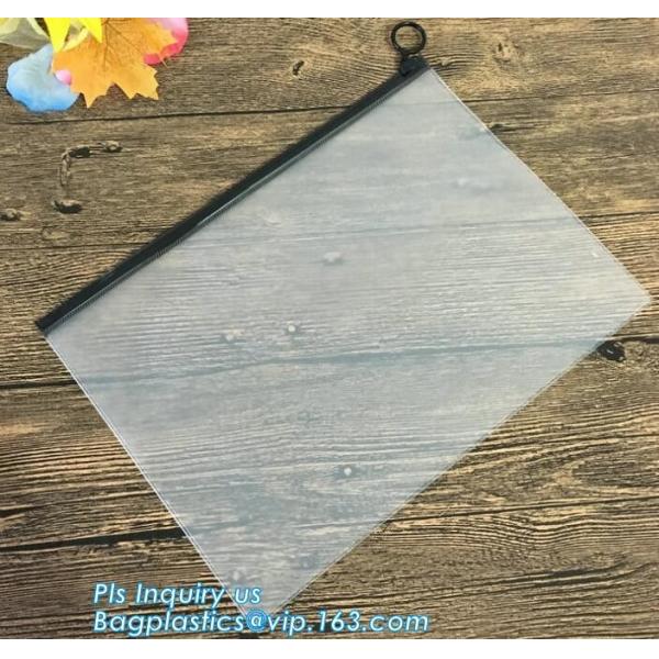 printed slider zipper bag/transparent zip lock plastic packing bag for file,garment,scarf/plastic bag, slider zipper pvc