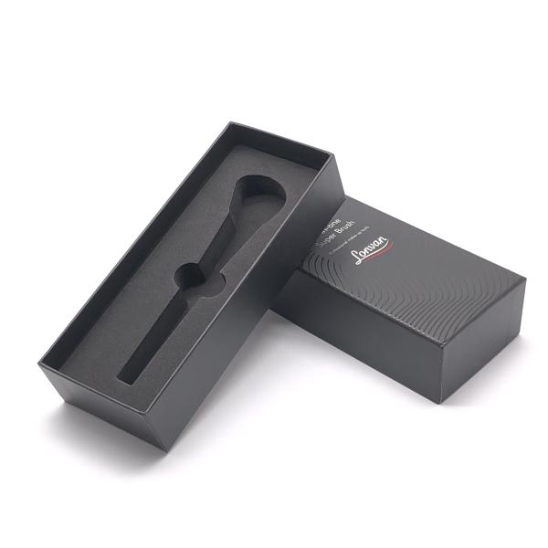 Cardboard Cosmetic Tool Box Makeup Brush Packaging Box With EVA Insert