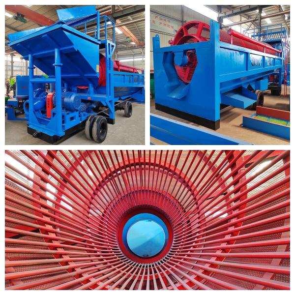 Gravity Separator High Separation Efficiency Gold Separation Trommel Mining Wash Plant