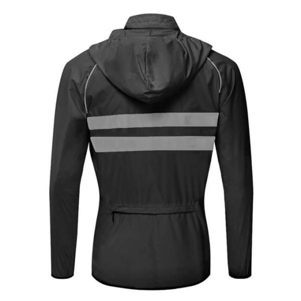 Reflective Windbreaker Style Jacket , Multi Pocket Jacket Breathable Skin Apparel