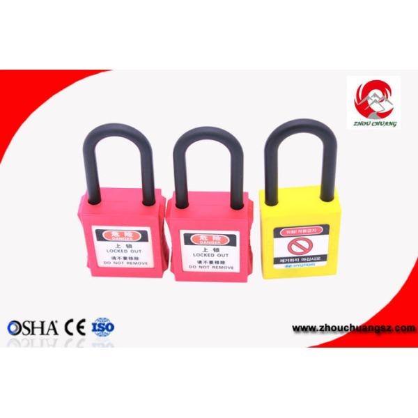 38MM Steel Shackle Safety Lockout Locks With Master Keys