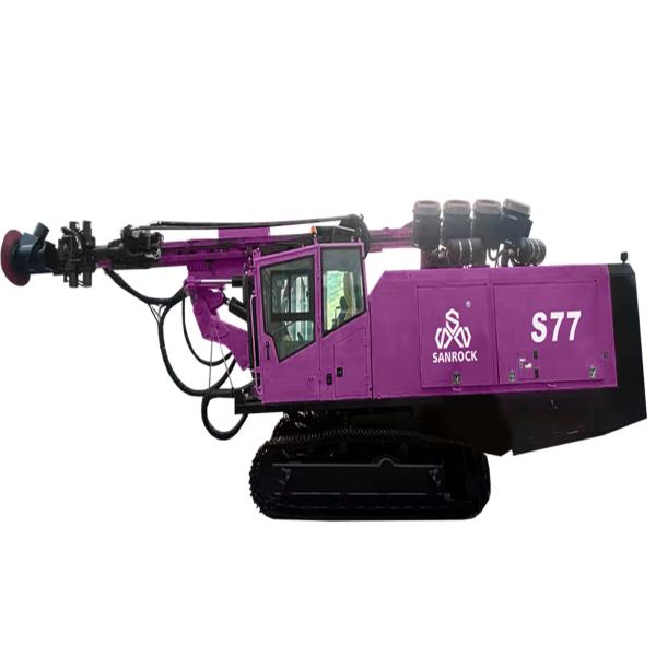 Hard Rock Borehole Drilling Equipment Depth 36m Mining Drilling Machine Crawler DTH Drilling Rig