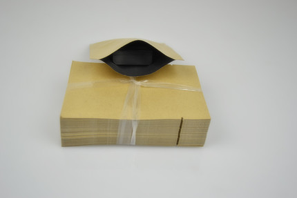 Stand Up Kraft Paper Coffee Packaging Bag with Pattern Design
