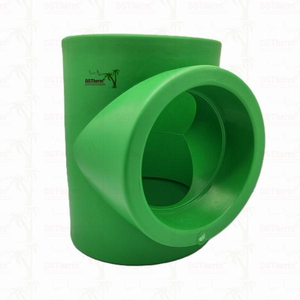PPR Equal Tee For Piping System PN25 DN160 Durability Eco Conscious