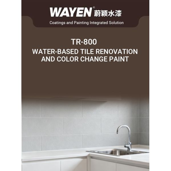 Waterproof Fast Drying Water-based Tile Paint with Strong Adhesion for Ceramic Tile Renovation