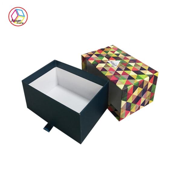 Rectangle Wrapping Paper Box Embossing Printing Handling OEM Service