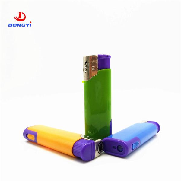Colorful Dy-F003 LED Light Windproof Electronic Lighter Customization Plastic