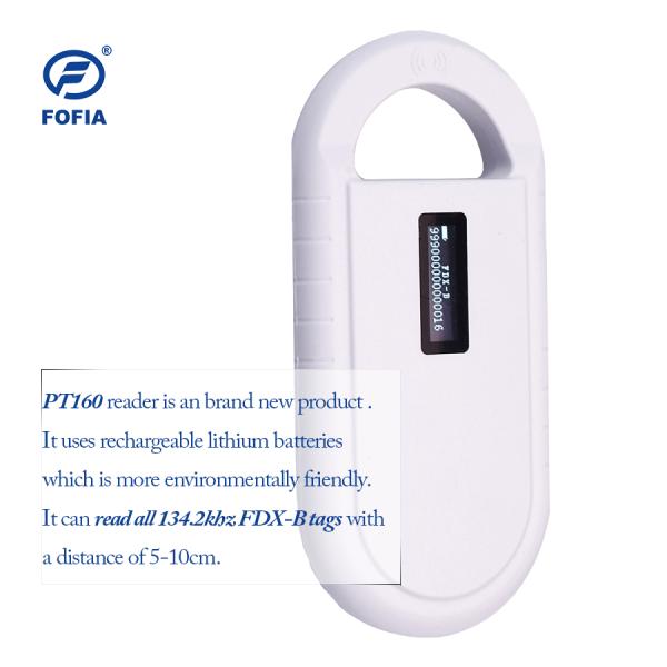 Pocket Sized Pet Microchip Scanner ISO Standard FDX-B Reader USB Charger