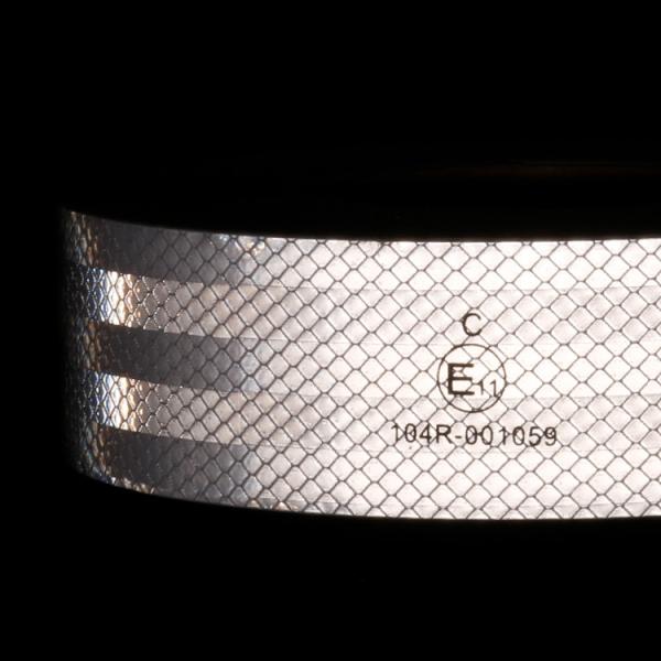 PET Micro Prismatic White Conspicuity Tape Reflective Vehicle Tape ECE Certificated
