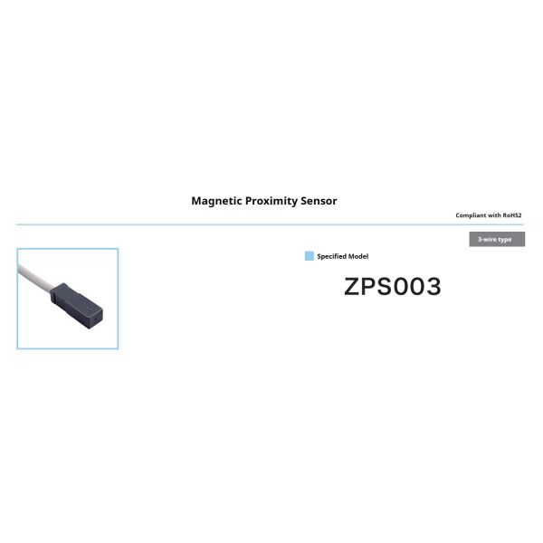 Utmost Precision Reliable Magnetic Proximity Sensor to Detect Magnetic Objects DC5-24V 15mA ZPS003