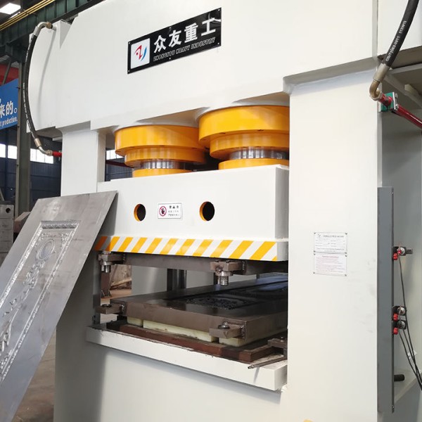 YQ32-1000 Four-column Two-beam Hydraulic Door Panel Embossing Press Machine