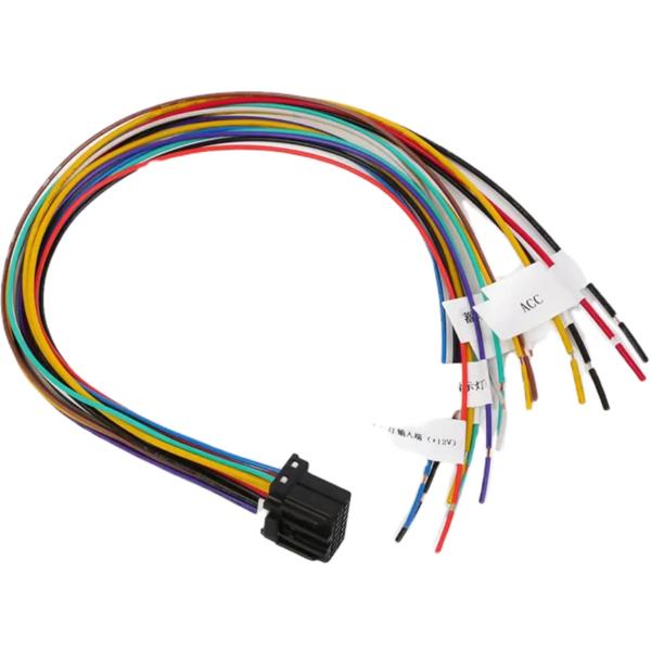 Copper Core Conductor High Definition Waterproof Cd Tail Line, Navigation Tailline Automotive Wiring Harness