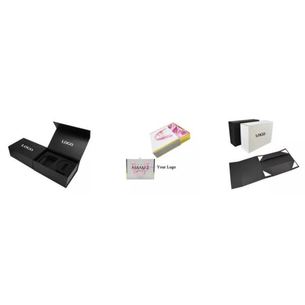 SGS Biodegradable Folding Magnetic Gift Box , 40x30x30cm Custom Apparel Boxes With Logo