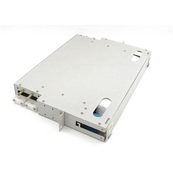 12F SC ODF Patch Panel Cold Rolled Steel Gray Material With Splice Tray Unit